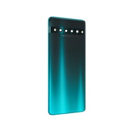 Tapa Trasera+Lente de Cámara TCL 10 Pro/T799b Verde Tapa Trasera+Lente de Cámara TCL 10 Pro/T799b Verde